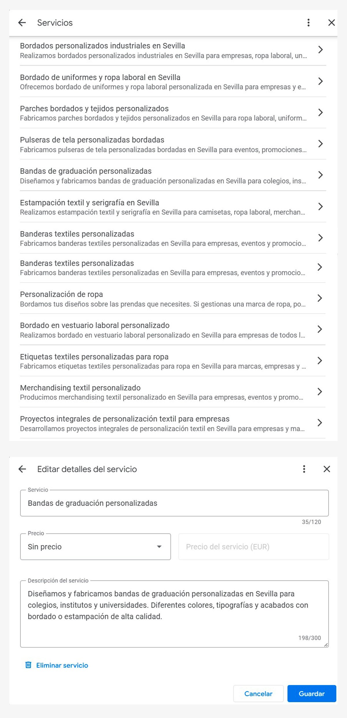 Captura pantalla caso