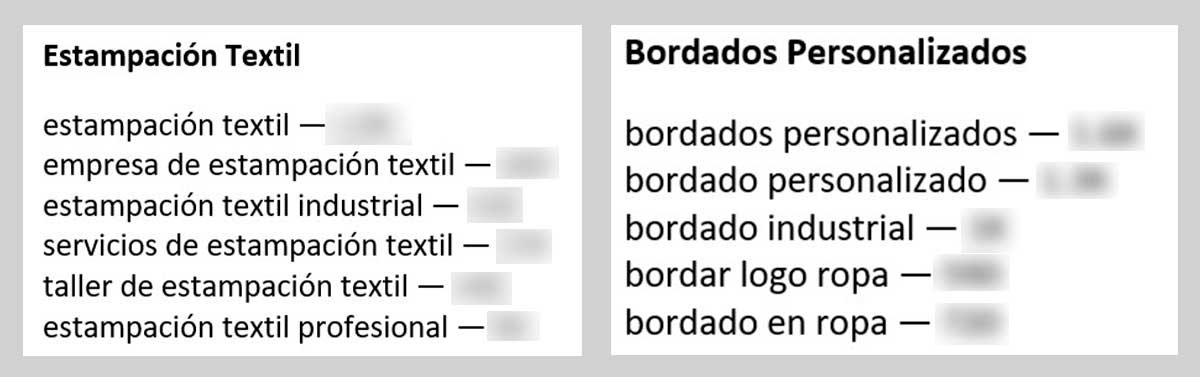 Página de servicio optimizada