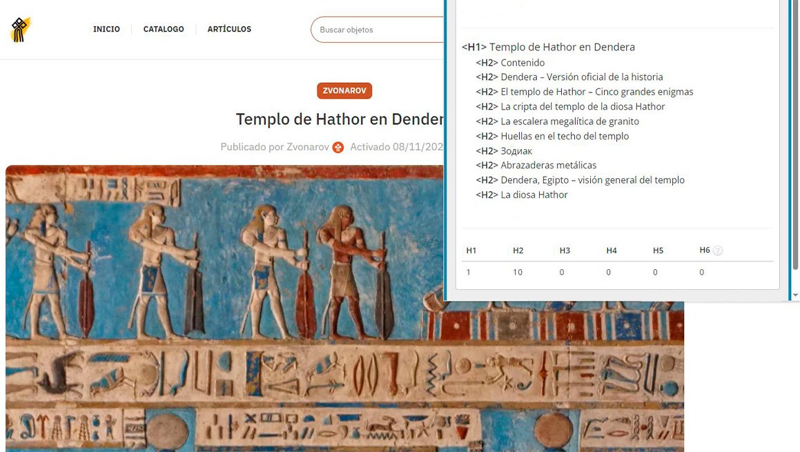 Contenido estructurado